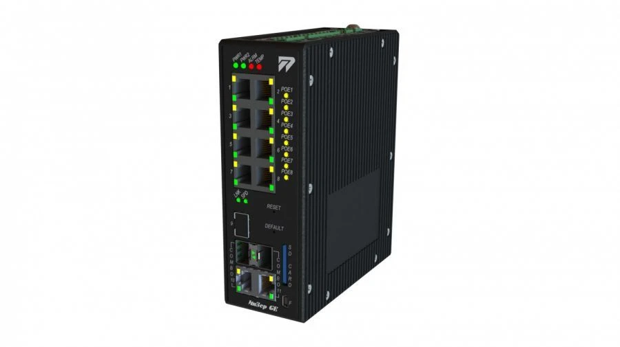 Industrial Managed Switch for Data Networks, InZer-2208GE