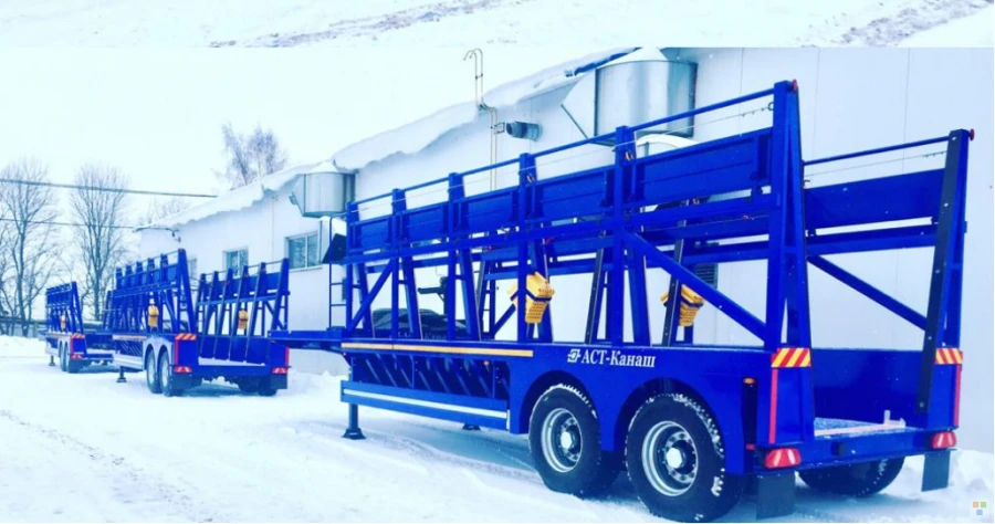 Semi-Trailer for Transporting Concrete Products 949163