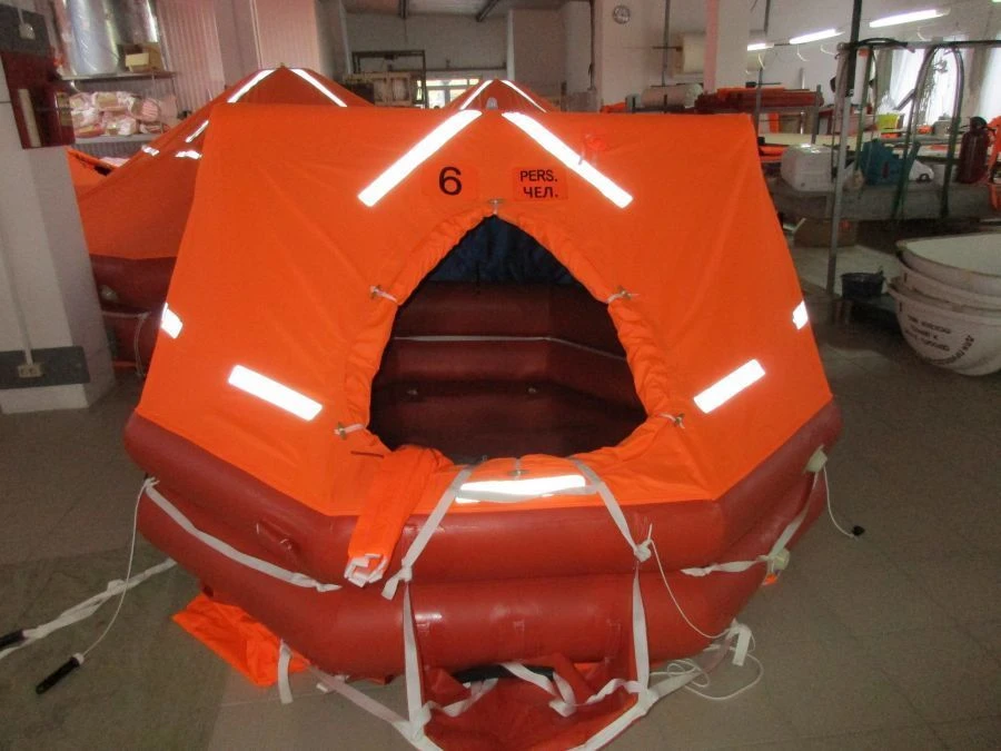 Inflatable Marine Liferaft PSM-6U SOLAS for 6 Persons