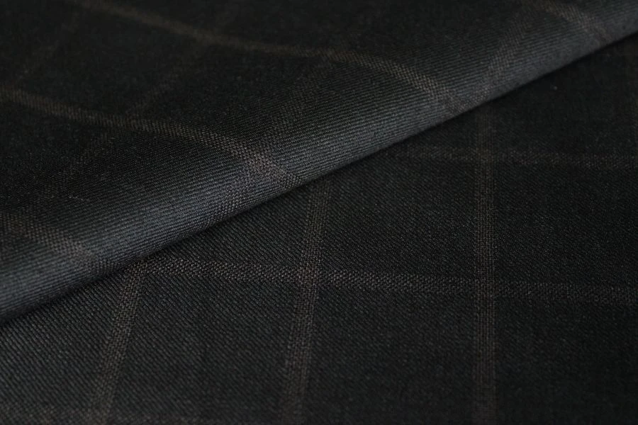 Suiting Fabric Wool Blend 19s77sAR-DY, Color 50-23