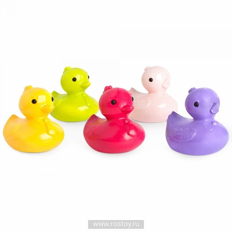 Fun Bathing Set for Girls - Five Colorful Ducklings