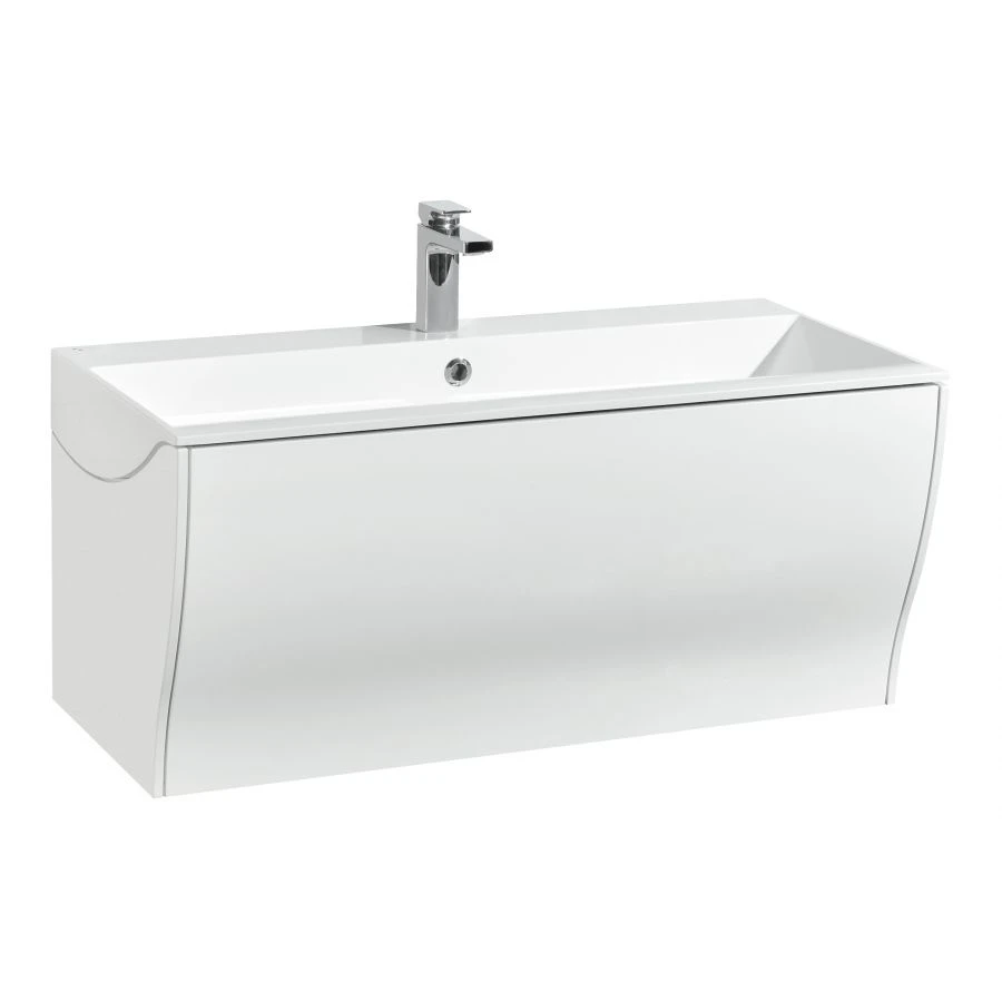 Aquaton Ondina 100 Wall-Mounted Vanity Sink Unit