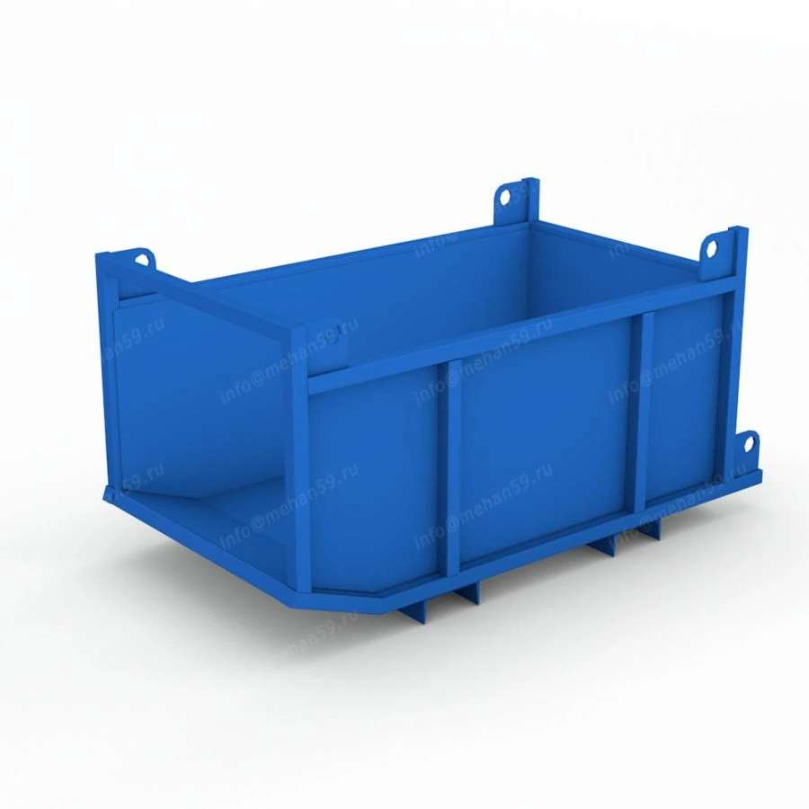 Tilted Container Series 1711 for Metal Waste Management