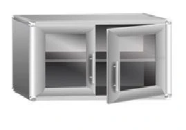 Wall Cabinet KSSHn 01-1E 900-1000x300-400x400-500 mm