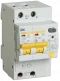 Differential Automatic Circuit Breaker AD12MS 2P 63A 100mA IEK