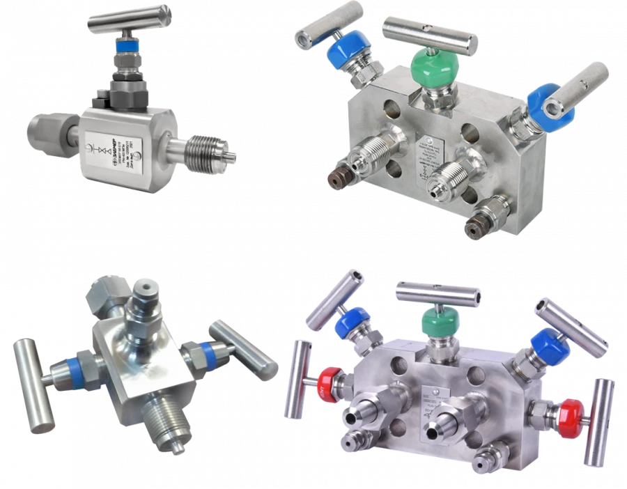 Elemer-BK Series E, C Valve Blocks for Pressure Sensors