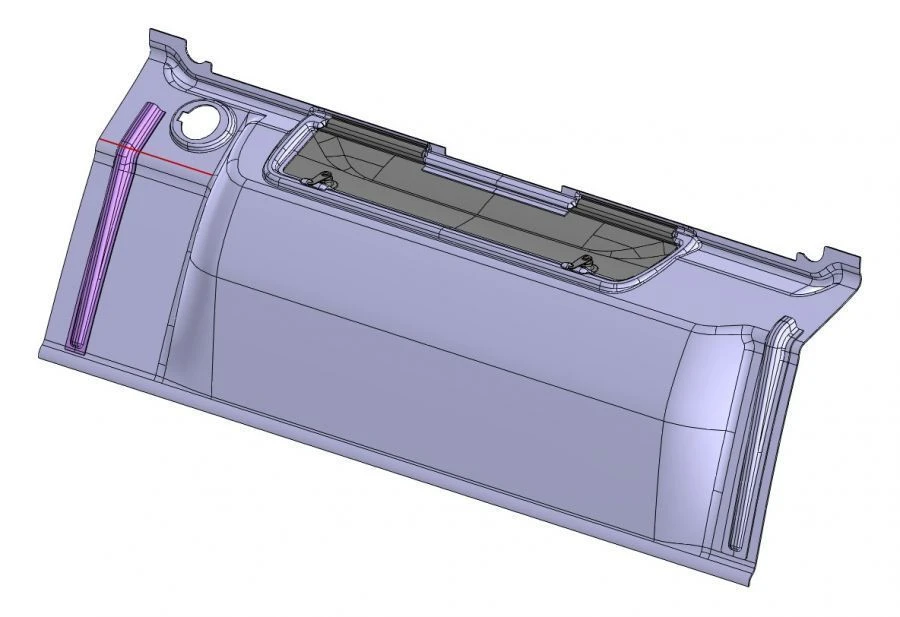 Exterior and Interior Plastic Trim for Vehicles, Model 5299230-5702030-50