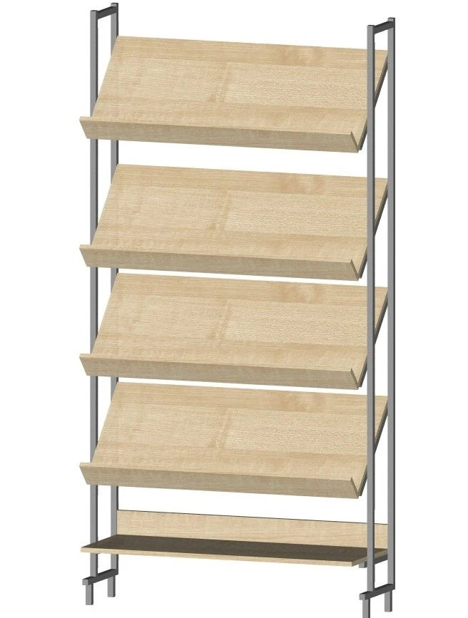 Library Display Shelf for Books and Educational Materials Model 26213