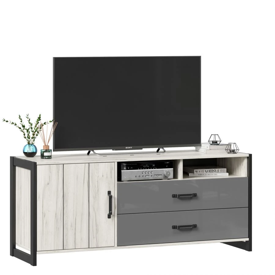 Techno LD.678020.000 Cabinet (White Craft Oak/Grey Slate)