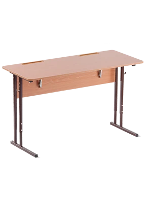 Standard Two-Seat Student Desk with Adjustable Height and Tilt Type 2