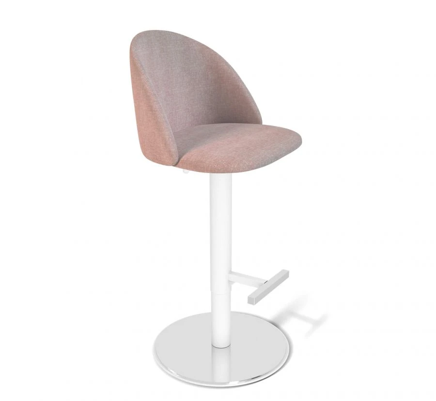 Adjustable Bar Stool with 360-Degree Swivel - SHT-ST35/S128