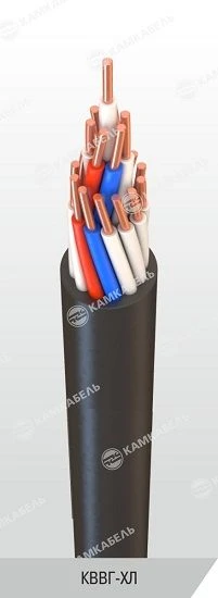 Control Cable with Copper Conductors, PVC Insulation and Sheathing, Cold-Resistant, Rated Voltage 660V