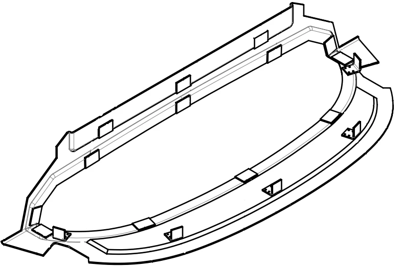 S.15М-30.10.390 Накладка рейс-указателя