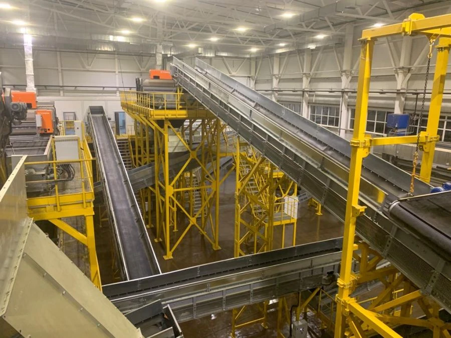 Belt Conveyor for Waste Transportation, KLPG Type