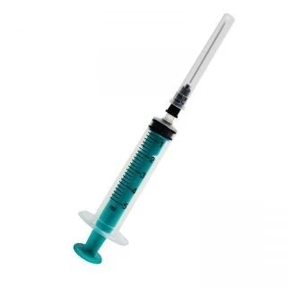 Sterile Single-Use Injection Syringe with Luer Tip, 5ml Capacity