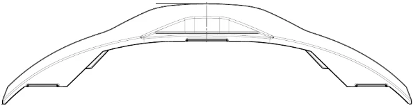 Fiberglass Body Panel S.15М-10.10.050 for Tramway Cars