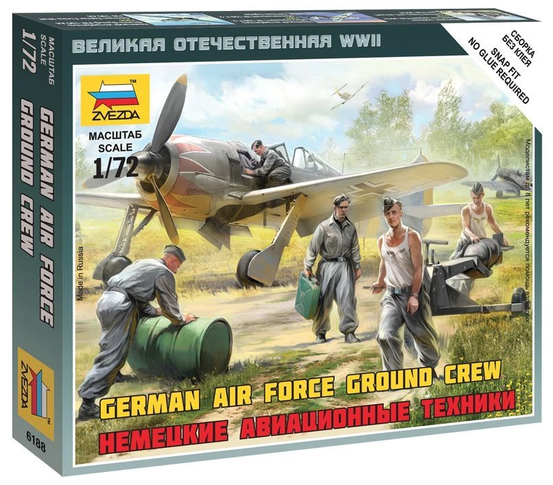 German Aviation Technicians Model Kit