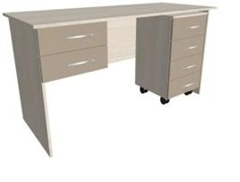 Medical Examination Table with Two Cabinets KCTm 2-08