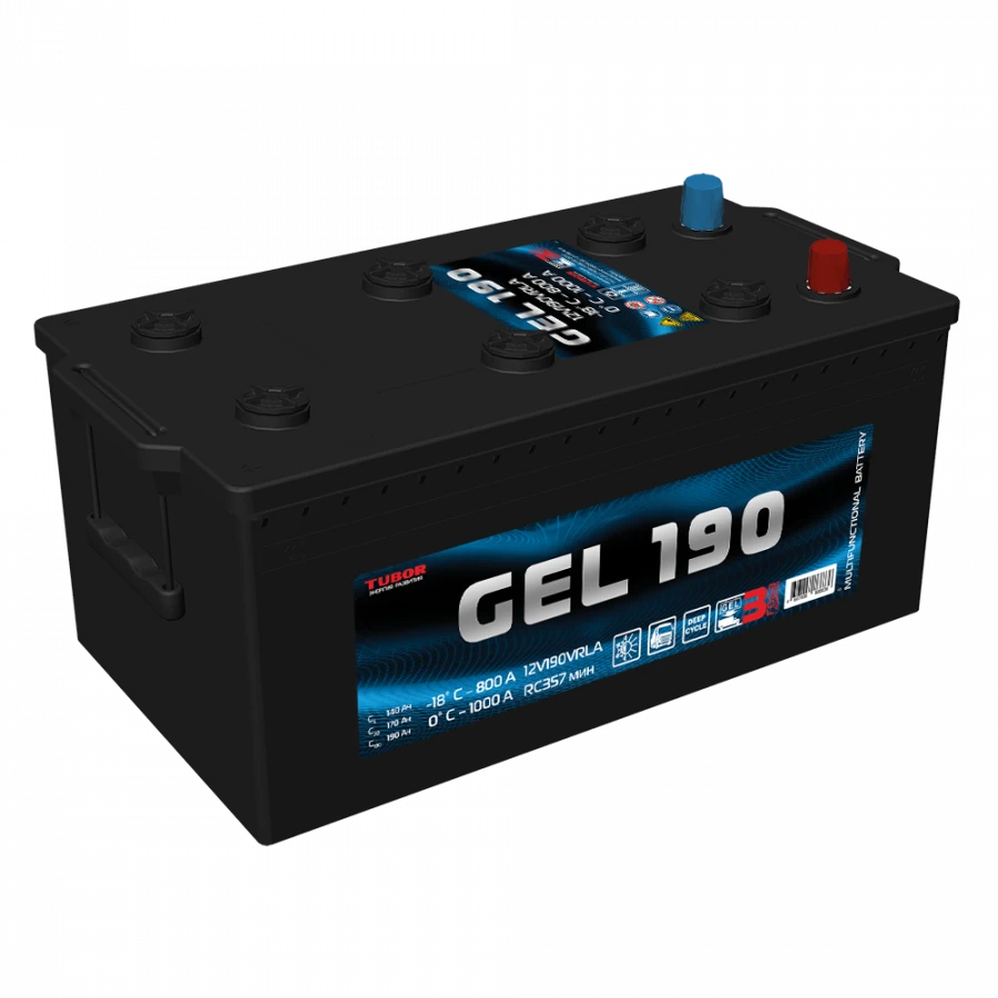 بطارية توبور جيل 12V190 VRLA للبدء