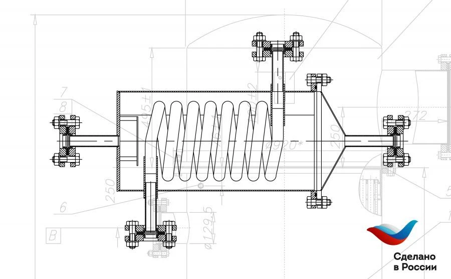 Coil Heat Exchanger for Continuous Cooling Applications