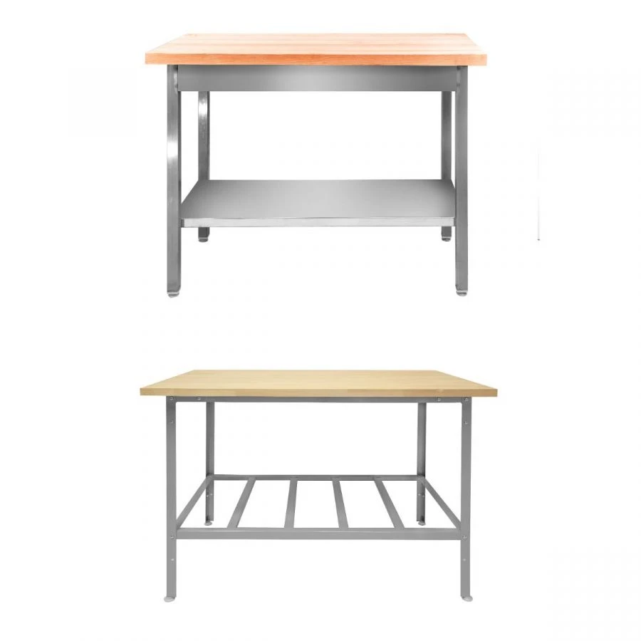 Rectangular Pastry Table for Food Industry Use