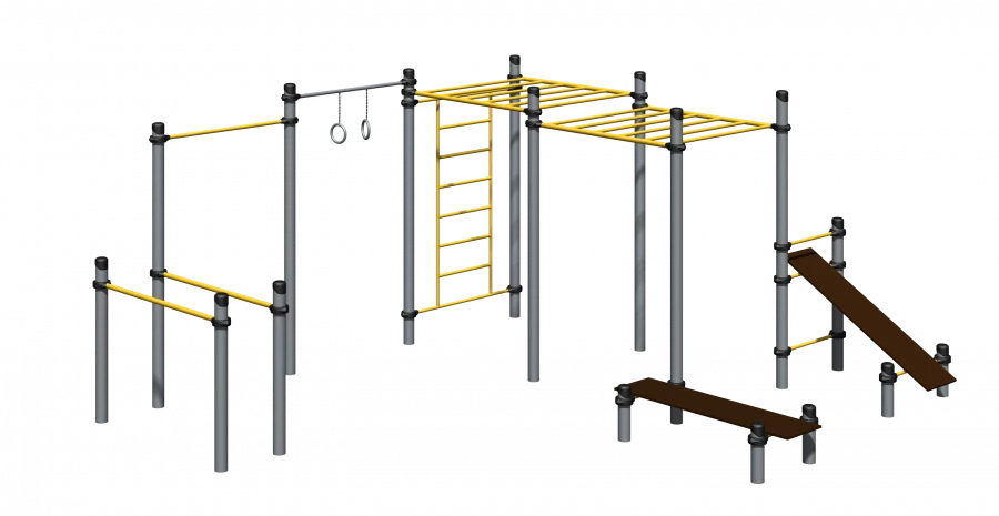 Romana 501.38.01 Workout Equipment for Outdoor Use