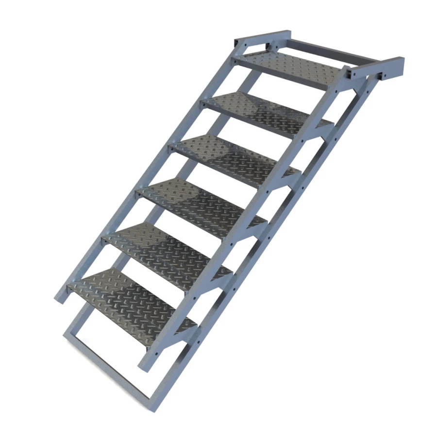 Foldable Aluminum Ladder Stairs LSk-900-120