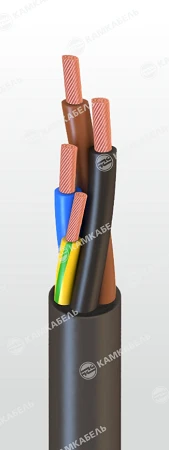 High-Voltage Power Cable with Copper Conductors, PVC Insulation, 0.66/1 kV, KGVVng(A)-FRLS