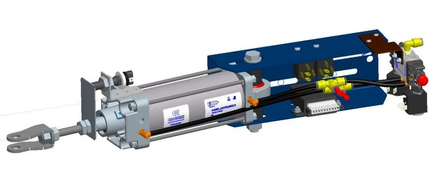 Pneumatic Door Actuator for Vehicles 40N1R63/116T1B030