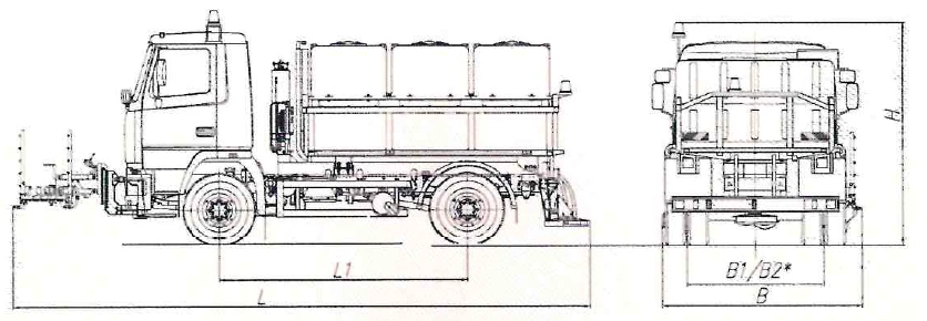 Road Maintenance Machine with Summer Equipment Kit MK-3532-01