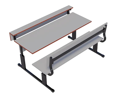 Metal Monoblock Desk S.MB for Office and Home Use