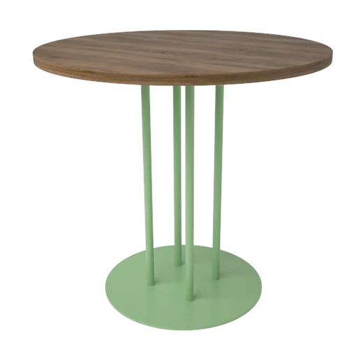 Public Dining Table ST 35 - Durable Metal Frame with HPL Surface
