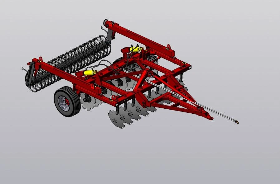 Disc Harrow with Chain Roller for Soil Preparation BD-2.4x2P