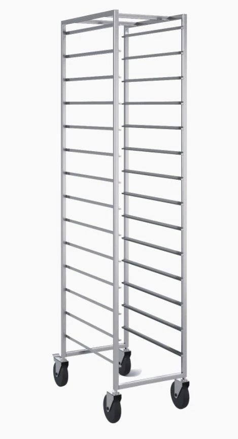 Tray Trolley for 600x400mm Pans - 14 Levels (AISI 430)
