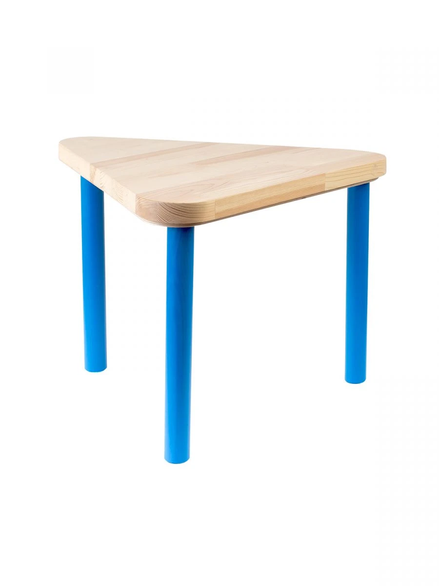 Children's Triangular Table 460mm / Blue