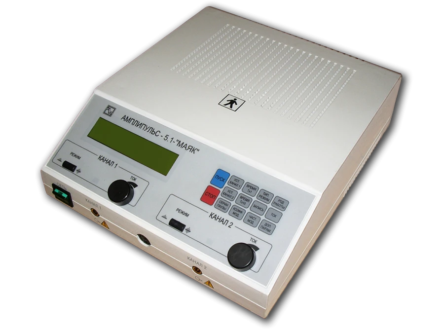 Low-Frequency Physiotherapy Device for Modulated Sinusoidal Currents - Amplipulse 5.1 Mayak