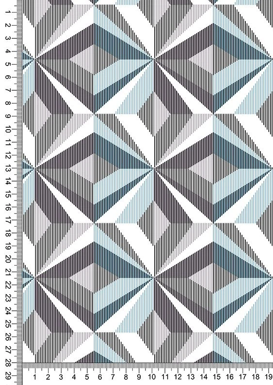 Synthetic Knitted Fabric (50% Cotton, 50% Polyester) Printed, Jersey