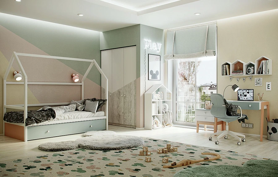 Children's Room Furniture Set "Angstrem