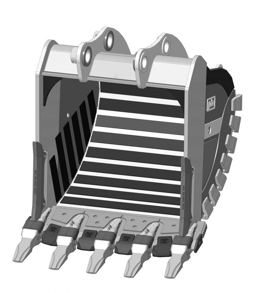 Heavy-Duty Rock Bucket RDX-113.22d-18WC9(5)WS