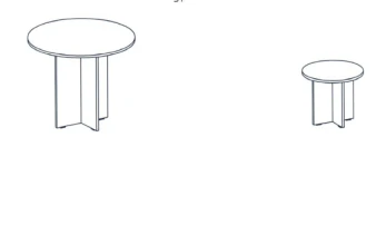 Versatile Table with Stools for Dining and Activities (Model: Альянс-С)