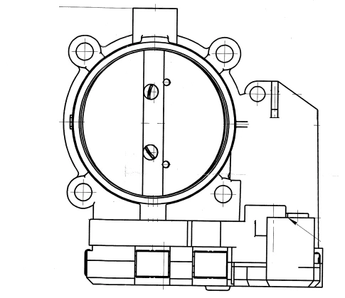 Engine Throttle Valve for Kamaz