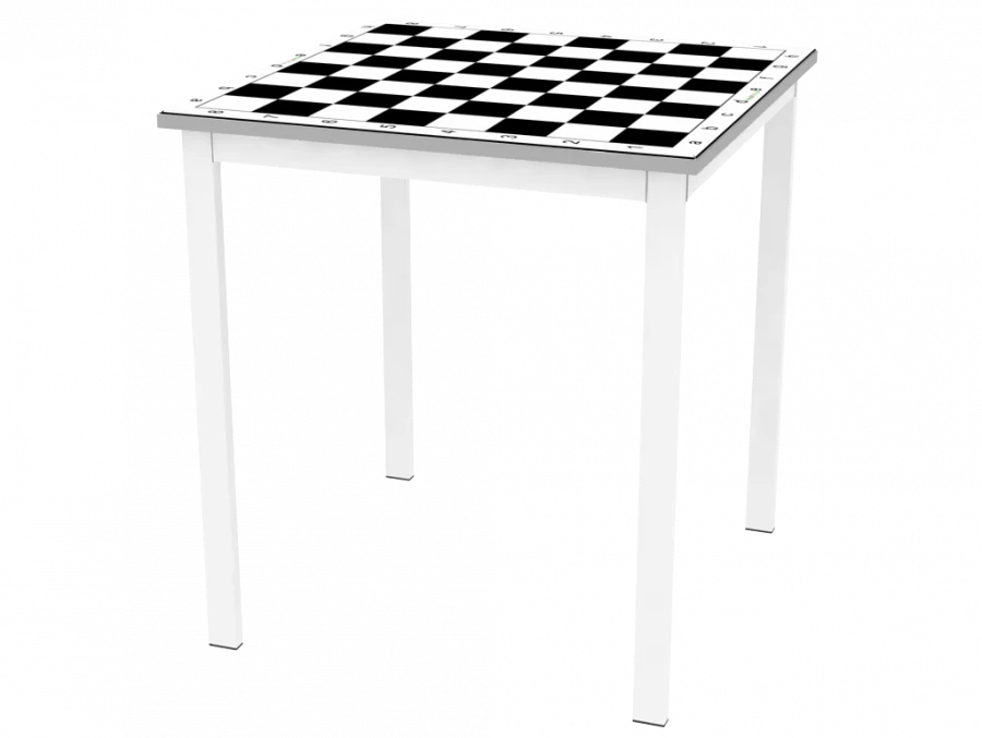 Chess Table with Printed Board 650x650x700mm
