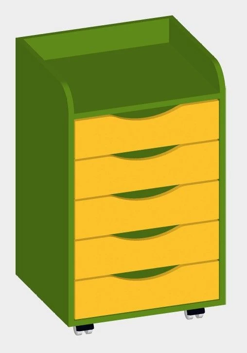 Drawer Cabinet with 3 Drawers Art. S.06.72