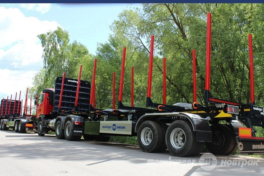 MSH-236 Two-Axle Timber Transport Semi-Trailer