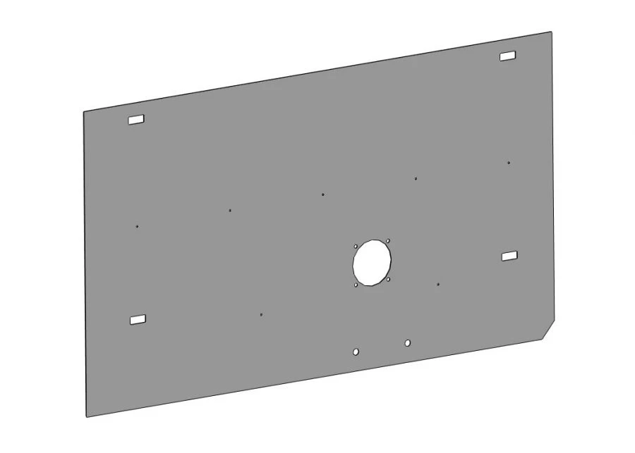 Polyester Fiberglass Panel for Vehicle Cladding 5299-132-5502024-03
