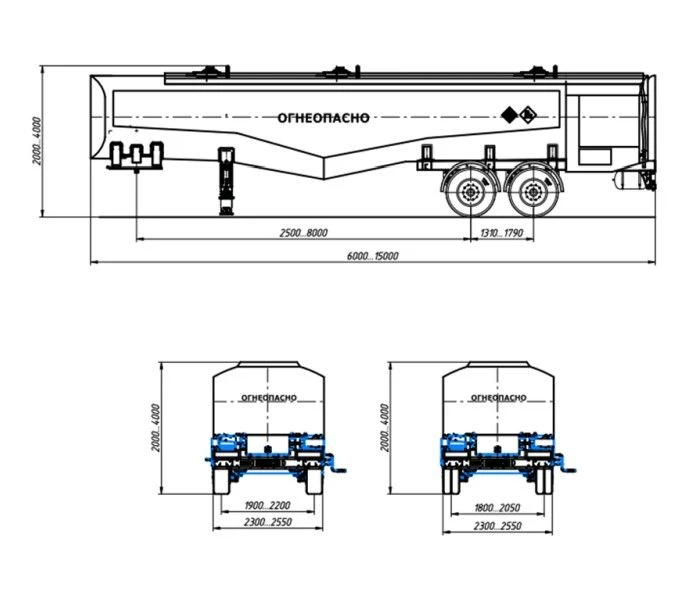 Airport Fuel Tanker Semi-Trailer 966695