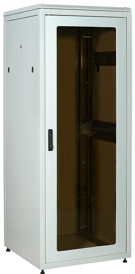 Glass Front Double Door LN35-38U88-GM ITK LINEA N 800x800mm Metal Rack