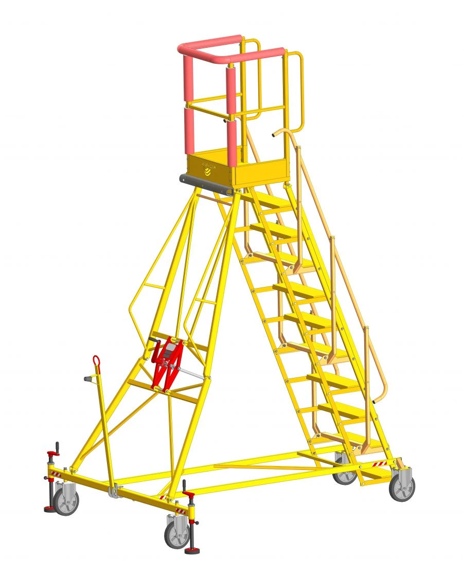 Aviation Stepladder AS-23 for Aircraft Maintenance