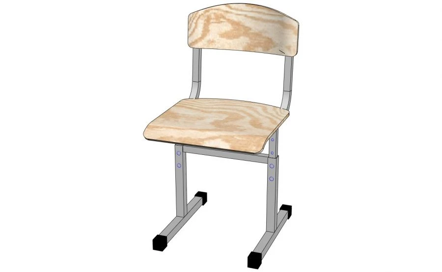 Adjustable Student Chair for Growth Group 4 to 6, Model SR-2