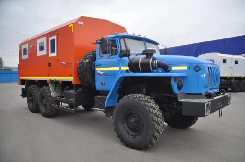 Mobile Emergency Vehicle for Oil Spill Response on Ural 43203 Chassis Type 47281D